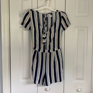 Hollister Stripped Romper